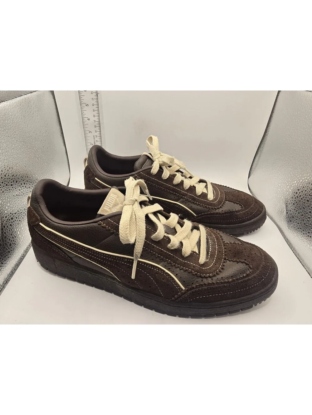 PUMA Size 12 We Are Legends Neo Renaissance Premier Court  Mens Brown Sneakers